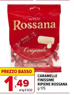 Iperal Caramelle finissime ripiene ROSSANA offerta
