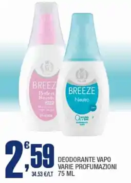 Splendidi e Splendenti Deodorante vapo offerta