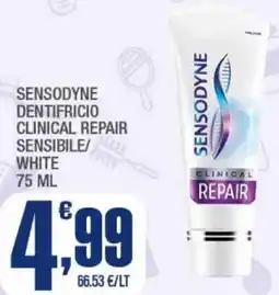 Splendidi e Splendenti Sensodyne dentifricio clinical repair sensibile/ white offerta