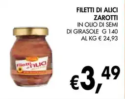 èccoMI Filetti di alici ZAROTTI offerta