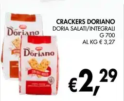 èccoMI Crackers doriano doria salati/integrali offerta