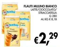èccoMI Flauti mulino bianco latte/cioccolato/ stracciatella offerta