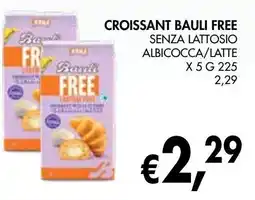 èccoMI Croissant bauli free senza lattosio albicocca/latte offerta