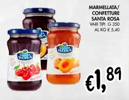 èccoMI Marmellata/ confetture SANTA ROSA offerta