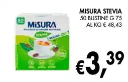 èccoMI Misura stevia offerta