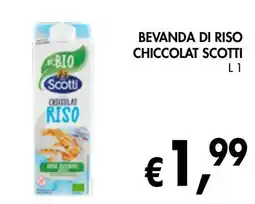 èccoMI Bevanda di riso chiccolat SCOTTI offerta