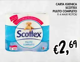 èccoMI Carta igienica scottex pulito completo offerta
