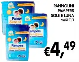 èccoMI Pannolini pampers sole e luna offerta