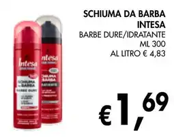 èccoMI Schiuma da barba INTESA offerta