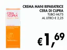 èccoMI Crema mani riparatrice CERA DI CUPRA offerta