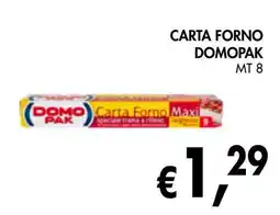 èccoMI Carta forno DOMOPAK offerta