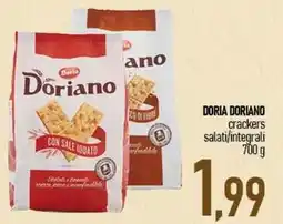 Ciro Amodio DORIA DORIANO crackers salati/integrali offerta