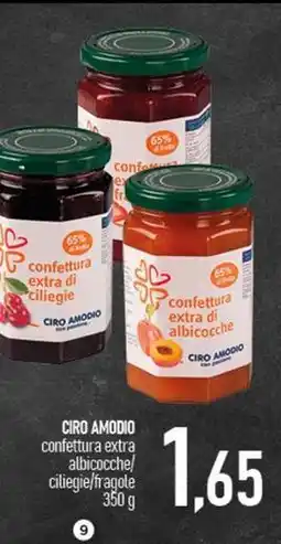 Ciro Amodio CIRO AMODIO confettura extra albicocche/ ciliegie/fragole offerta