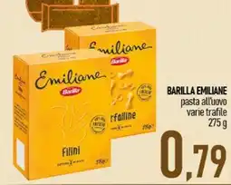Ciro Amodio BARILLA EMILIANE pasta all'uovo varie trafile offerta