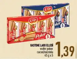 Ciro Amodio GASTONE LAGO ELLEDÌ wafer poker cacao/nocciola offerta