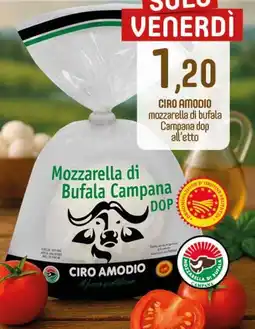 Ciro Amodio CIRO AMODIO mozzarella di bufala Campana dop all'etto offerta