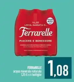 Ciro Amodio FERRARELLE acqua minerale naturale offerta