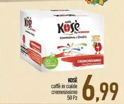 Ciro Amodio KOSÈ caffè in cialde cremosissimo offerta