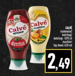 Ciro Amodio CALVE maionese/ ketchup/ ketchup -50% di zuccheri top down offerta