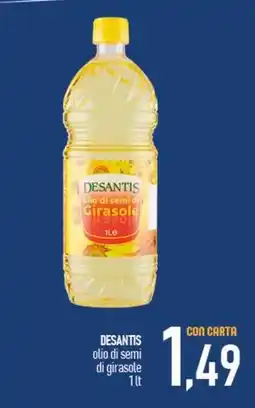 Ciro Amodio DESANTIS olio di semi di girasole offerta