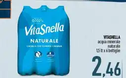 Ciro Amodio VITASNELLA acqua minerale naturale offerta