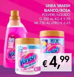 èccoMI Linea vanish bianco/rosa offerta