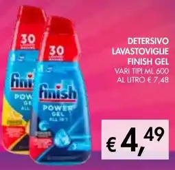 èccoMI Detersivo lavastoviglie finish gel offerta