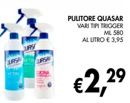èccoMI Pulitore quasar offerta