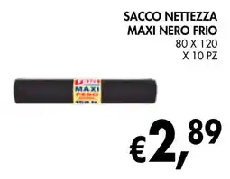 èccoMI Sacco nettezza maxi nero FRIO offerta