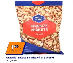 Action Arachidi salate Snacks of the World offerta
