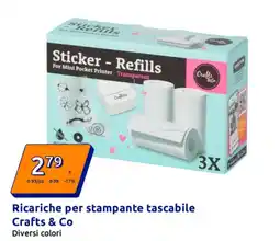 Action Ricariche per stampante tascabile Crafts & Co offerta