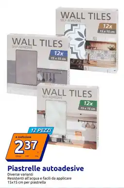 Action Piastrelle autoadesive offerta