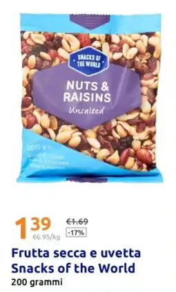 Action Frutta secca e uvetta Snacks of the World offerta