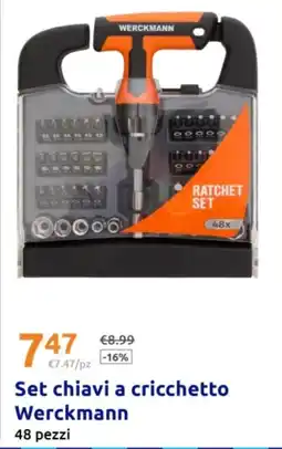 Action Set chiavi a cricchetto Werckmann offerta