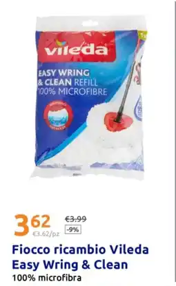Action Fiocco ricambio Vileda Easy Wring & Clean offerta