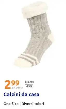 Action Calzini da casa offerta