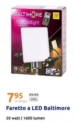 Action Faretto a LED Baltimore offerta