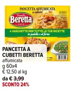 Iperal Pancetta a cubetti BERETTA offerta