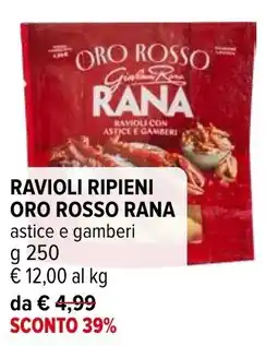 Iperal Ravioli ripieni oro rosso rana offerta