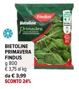 Iperal Bietoline primavera FINDUS offerta