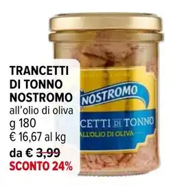 Iperal Trancetti di tonno NOSTROMO offerta