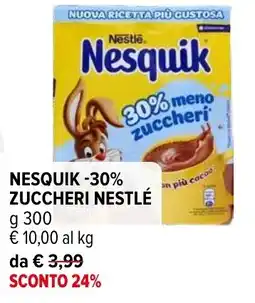 Iperal Nesquik -30% zuccheri NESTLÉ offerta