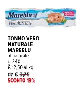 Iperal Tonno vero naturale MAREBLU offerta