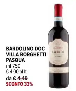 Iperal Bardolino doc villa borghetti PASQUA offerta