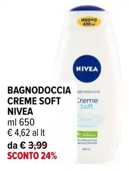 Iperal Bagnodoccia creme soft NIVEA offerta