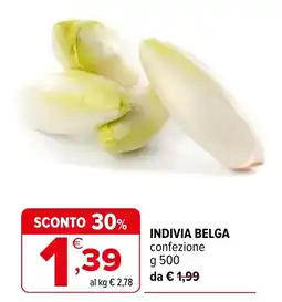 Iperal Indivia belga offerta
