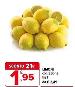 Iperal Limoni offerta
