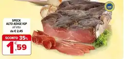 Iperal Speck alto adige igp offerta