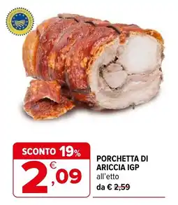 Iperal Porchetta di ariccia igp offerta