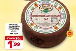 Iperal Pecorino toscano dop stagionato offerta